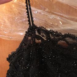 Black Beaded Dress Size 6