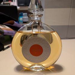 OPEN BOTTLE Guerlain VINTAGE Shalimar XLARGE 16oz Eau de Cologne Perfume GlassStopper