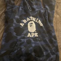 Blue Camo Bape 
