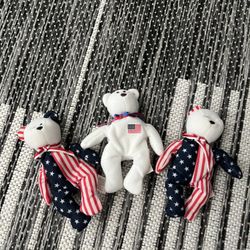 USA Beanie Baby Bears