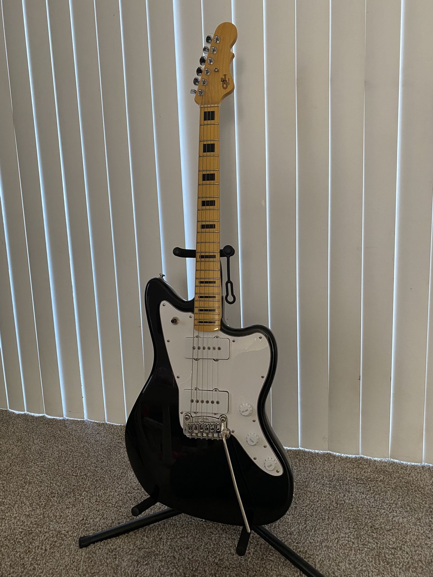 2019 G&L Doheny Tribute Jet Black Electric Guitar