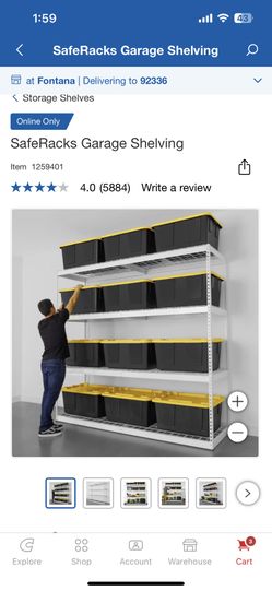 Three Saferacks Garage Shelves!!!