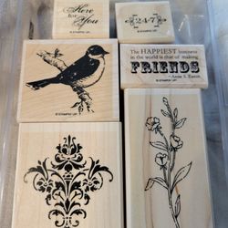 Rubber Stamps Friends 24-7 Stampin Up Set