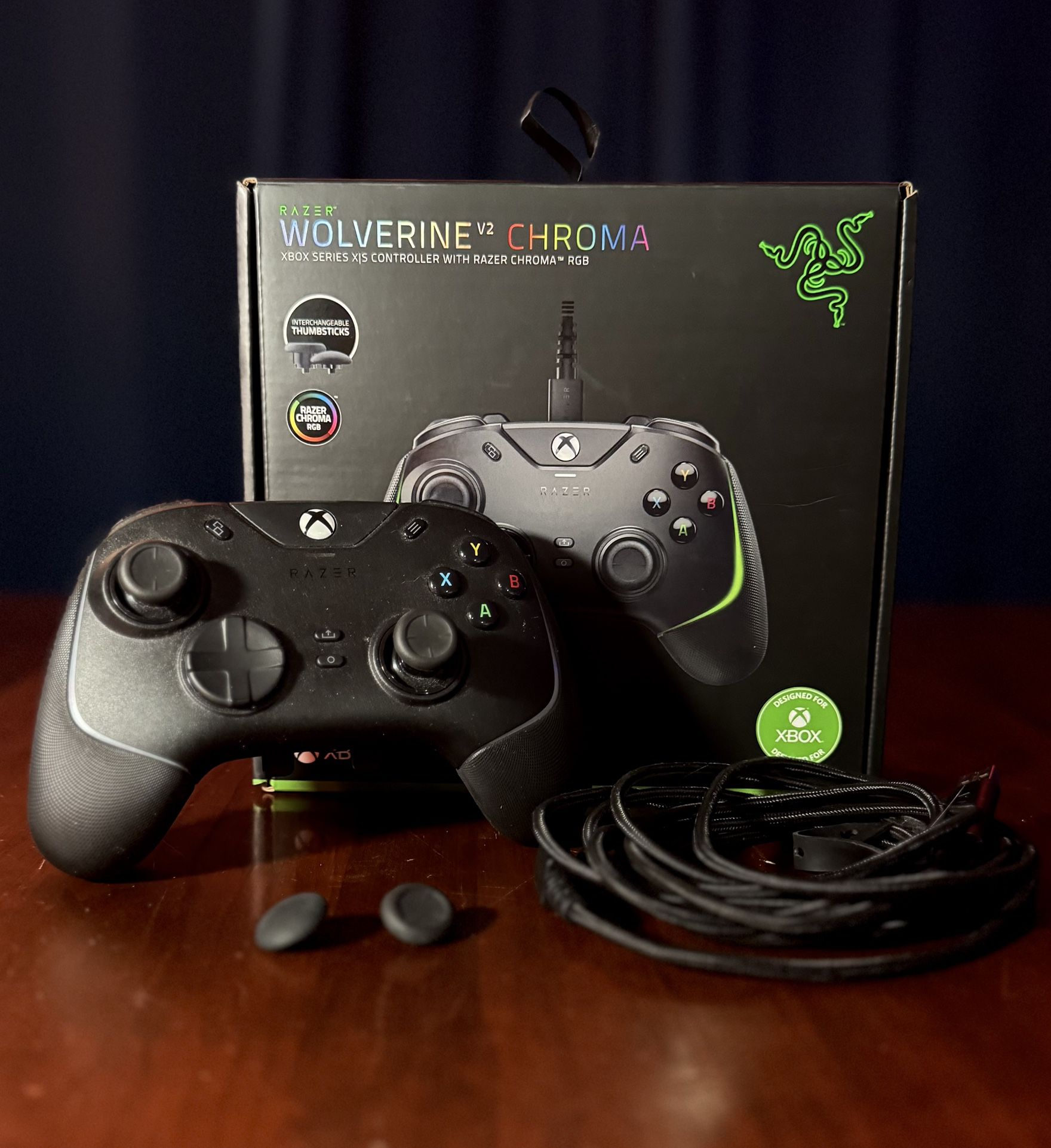 Razer Wolverine V2 Chroma Wired Gaming Pro Controller β Lightly Used