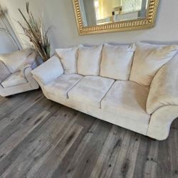 Sofa loveseat and chair