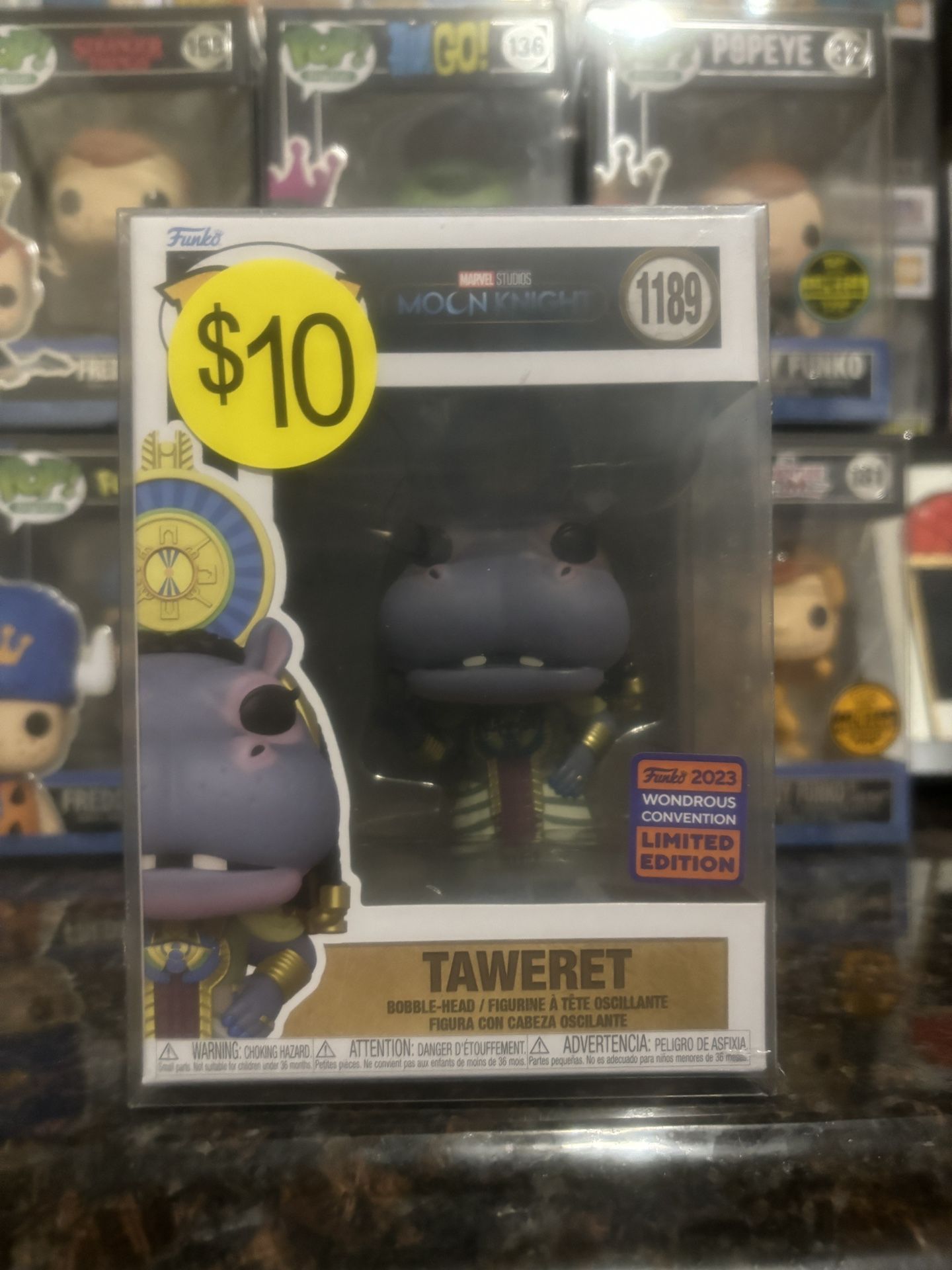 Funko Pop! Marvel Moon Knight Taweret 1189 Wonderous Convention Limited Edition
