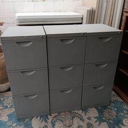 IKEA ERIK Letter Or Legal Size Gray Filing Cabinet 
Sturdy 3-Drawer Vertical Filing Cabinet
$65 Each OBO