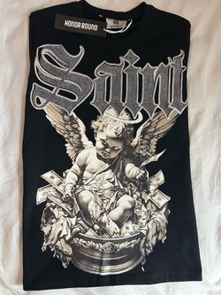 Honor Bound Saint Graphic T-Shirt Black