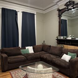 Brown Sectional sofa Couch