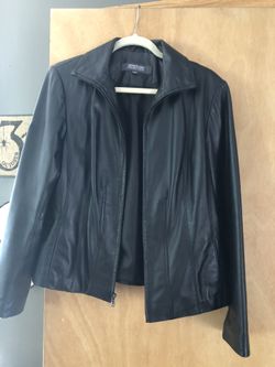 Black Leather Jacket, Kenneth Cole Reaction