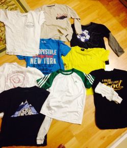Gently used kids tops boys 10-12 yrs old