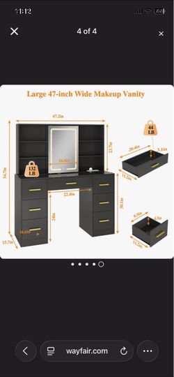 Vanity desk