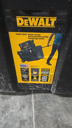 Used DEWALT 63-Gallon Rolling Tough Chest Tool Box – $100