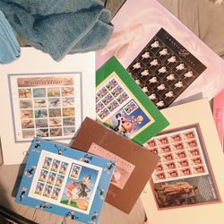 Vintage Sealed Stamp Collection Lot