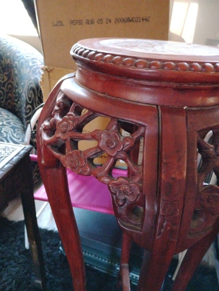 Antique 19th Century Rosewood Plant Stand