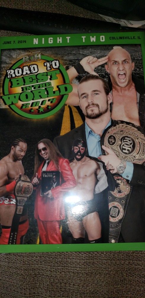 ROH Wrestling Road To Best In The World 2014 Night Two (DVD) Tommaso Ciampa NEW