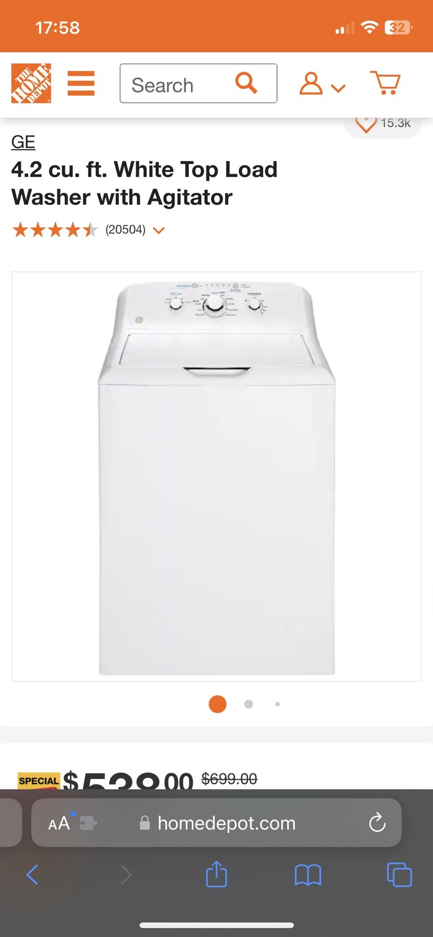 GE Washer And Dryer