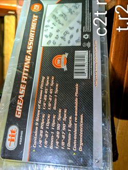 Variety of grease fittings brand new