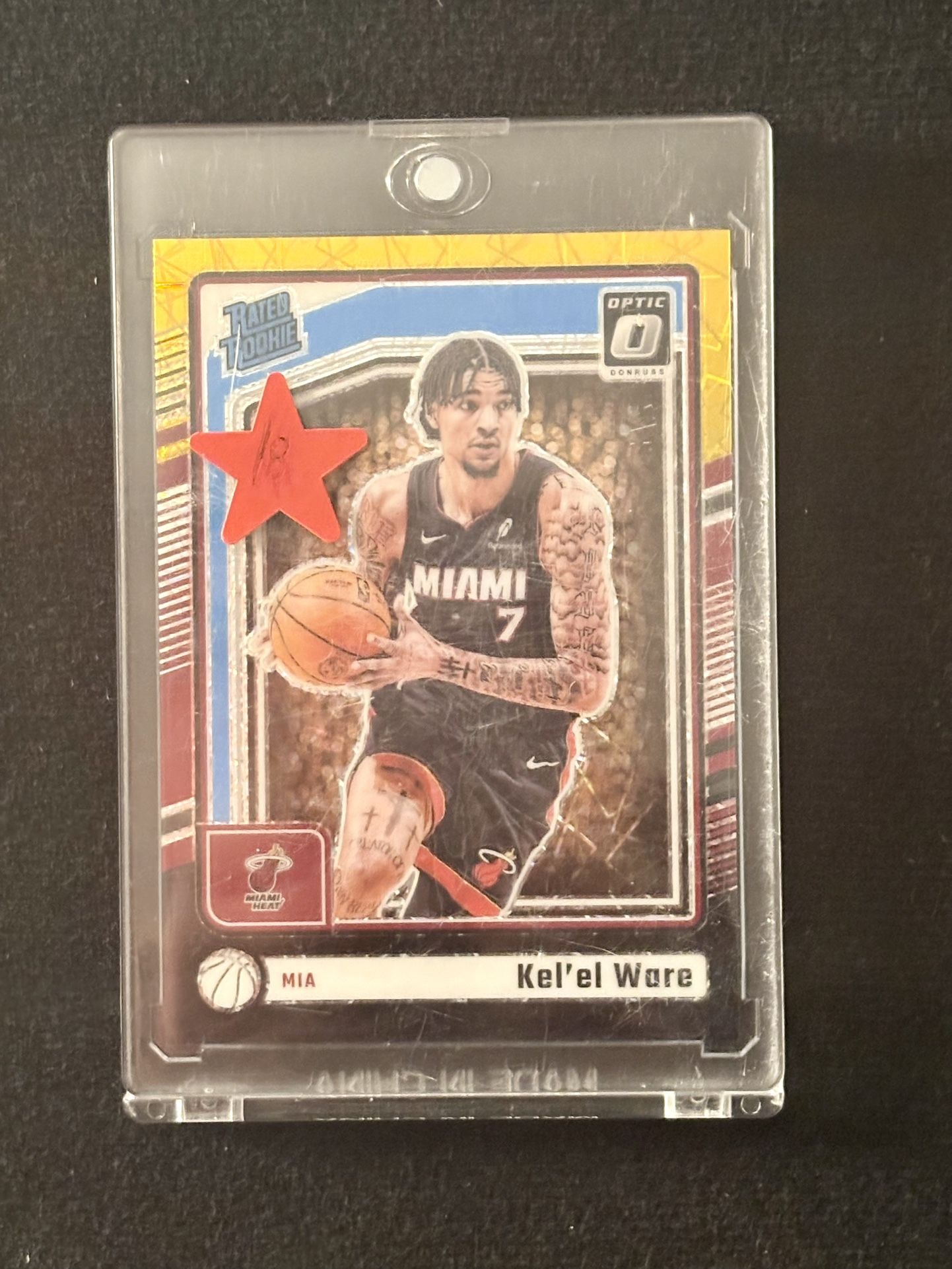 Kel’el Ware Optic Rated Rookie Black Gold Velocity /8