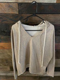 Tan Hooded Sweater