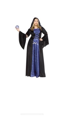 Women's Witch Sorceress Halloween Costume Medium Discontinued