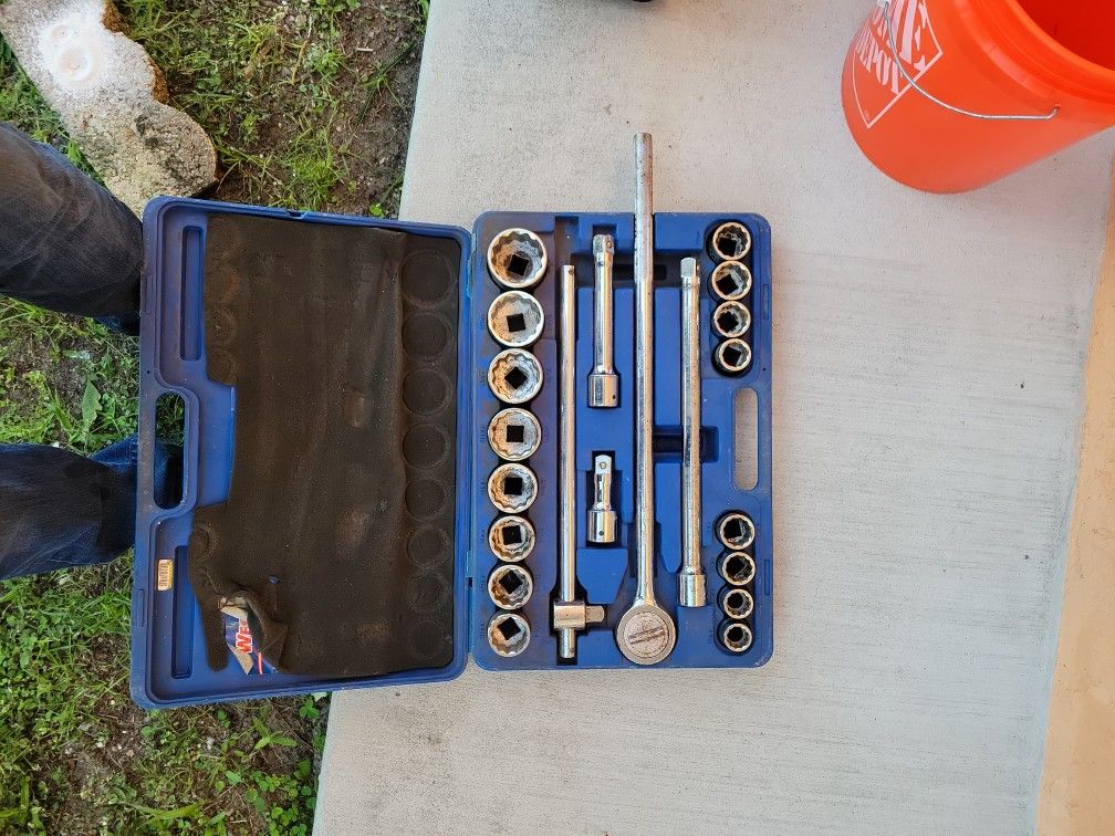 Westward 3/4" Socket Set No 4YP81