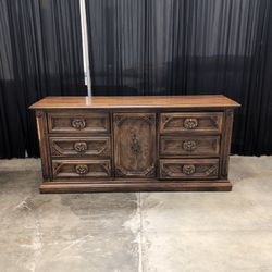 Stanley Furniture Traditional Style Wood Dresser with Ornate Hardware