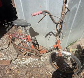 Vintage Italian Loris Folding Bicycle – Rare Barn Find Restoration Project