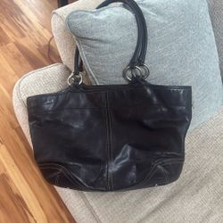 Beautiful Coach Purse Leather In Great Condition 
