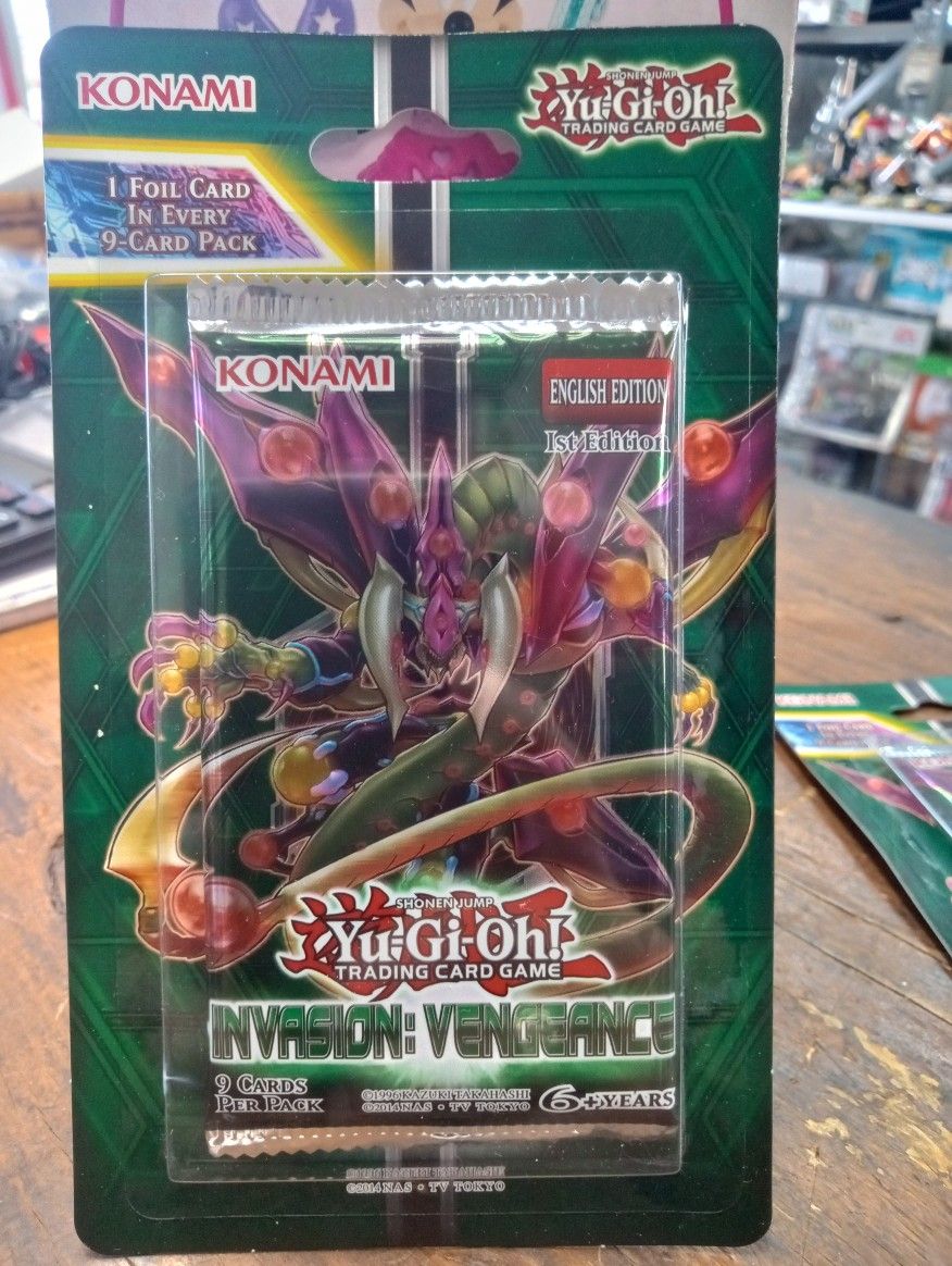 2014 Yu-Gi-Oh invasion vengeance English edition first edition booster pack Factory sealed