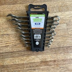 9pc Combination Wrench Set 