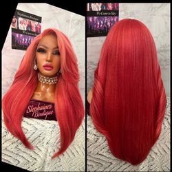 Human Hair Blended Lace Front Wig 