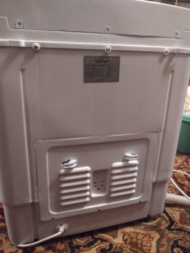 CAN DELIVER FOR $25...LIKE NEW PORTABLE TWIN TUB WASHING MACHINE MADE
