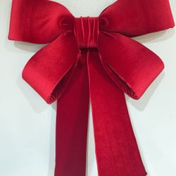 BIG RED BOW Christmas Bow