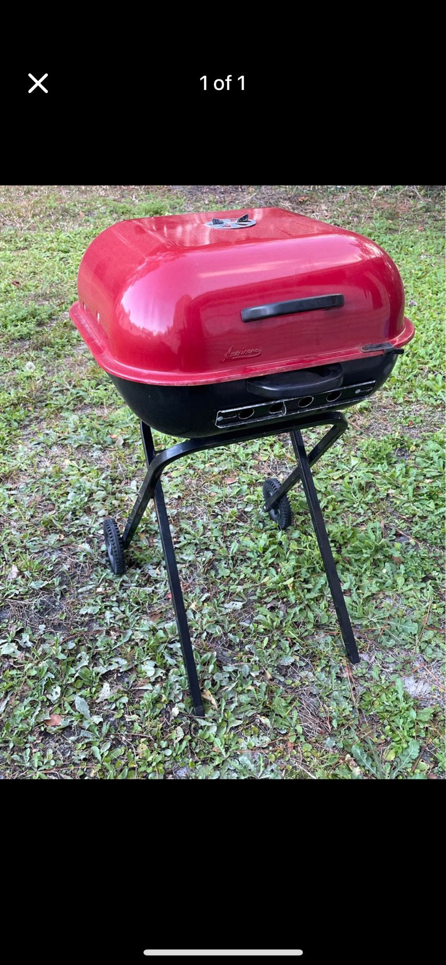 BBQ Grill Red