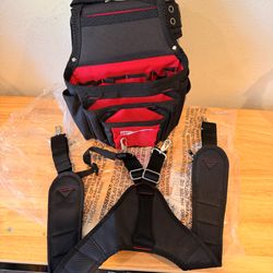Milwaukee General Contractor Work Waist Tool Belt with Suspension Rig