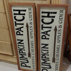 NEW PUMPKIN PATCH WALL DECOR 