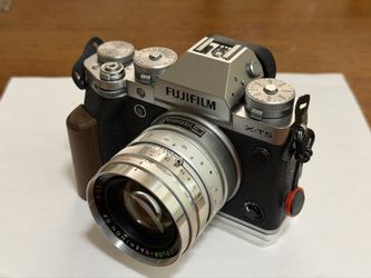 Lens only‼️ YASHINON 45mm f/1.7 ELECTRO 35adapted modified for fujifilm fx mount  