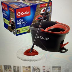 O-Cedar EasyWring Spin Mop And Bucket System