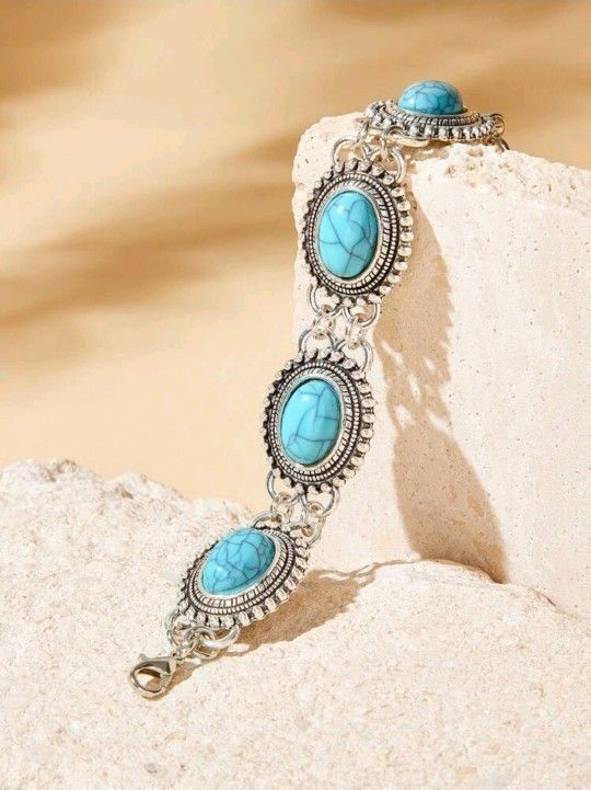 Turquoise Beaded Bracelet For Women