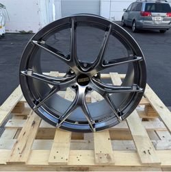 Brand New BBS FI-R Style 20x8.5/20x9.5 Staggered Hyper Black Wheels 5x120 ET35/40 Fits BMW E90 E92 F