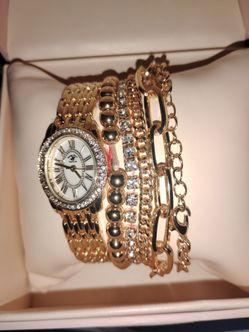 Beverly Hills Polo Club Watch and Bracelet Set