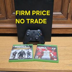 XBOX ONE X BUNDLE, FIRM PRICE, GOOD CONDITION, READ DESCRIPTION  FOR DETAILS