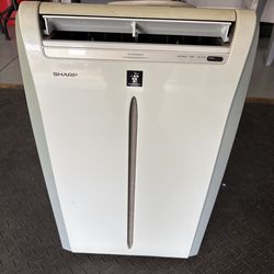 Sharp 10,500 BTU Portable Air Conditioner – Works (Needs Hose/Window Kit)