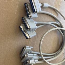 50-Pin Male Computer Cables. 50-Pin Male Connector, SCSI External Cable – Each: $15