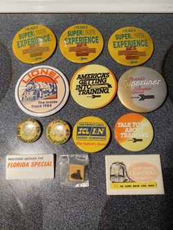 Group of train pins