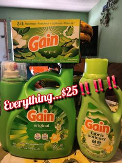 Gain Products..$25 All (todo)