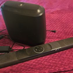 Amazon Alexa Polk Sound Bar With Subwoofer