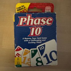 Phase 10 Card Game