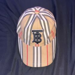  Monogram Motif Icon Stripe Cotton Baseball Cap